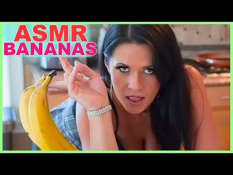 ASMR Bananas Cooking Recipe Pan Fried Cinnamon Bananas and Whip Cream Delicious!