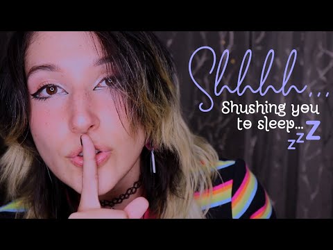 ASMR 🤫 Shh Shh Shh! | Gently Shushing You to Sleep | Close up, No Talking ~
