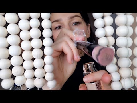 Make up Roleplay but your wooden bead hair...ASMR