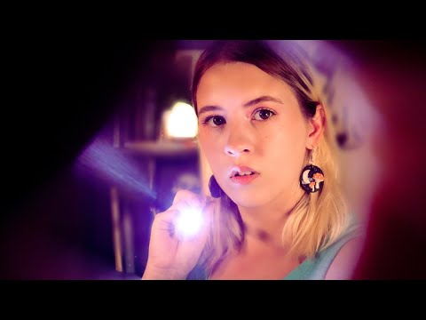 ASMR Close-Up Visual Triggers For The Sleepiest Eyes (Bright Lights, Focus, Soft-Spoken)