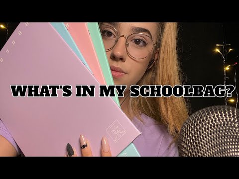 WHAT'S IN MY BAG ASMR!