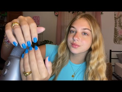 ASMR Blue Triggers 🐬 Tapping, Scratching, Whispering