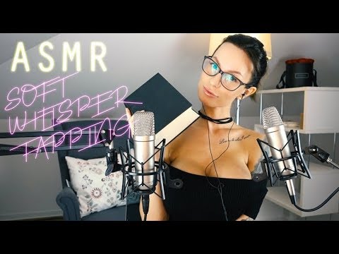 ASMR Soft Whispering & Tapping for Sleep/Relaxation - Positive Vibes - deutsch/german