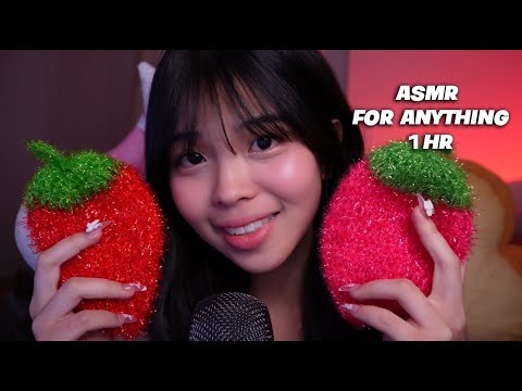 The BEST BACKGROUND ASMR! sleep, relaxing, studying (1 HR)