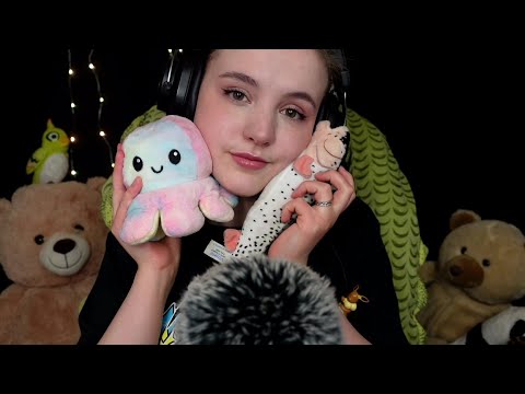 ASMR 💤 Showing you all my plushies 💤 Fluffy sounds 💤