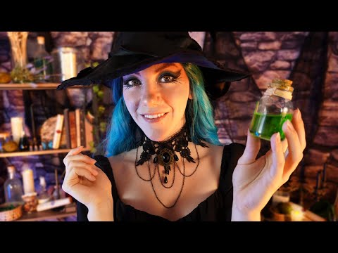 ASMR 🧹 Brewing Tricks & Treats | Fire & Cauldron Ambience, Friendly Witch Halloween Roleplay