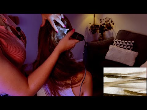 ASMR - Clinical Scalp Exam with REAL scalp footage and AMAZING hair sounds #realpersonasmr
