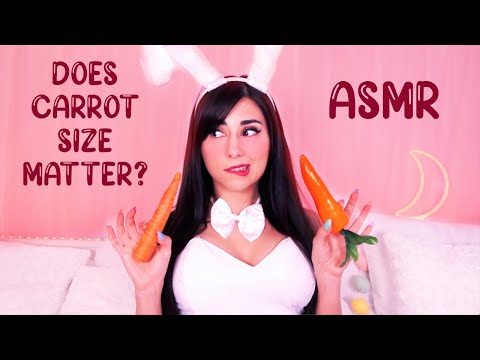 Bunny Girl ASMR for 100% Tingles 🥕 🐰Does Carrot Size Matter?