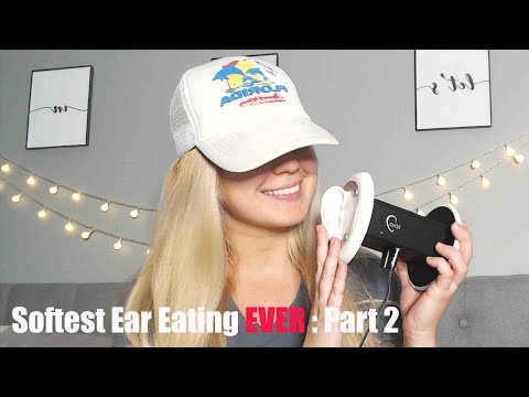 New asmr ear eating | Soft birthday ear eating | softest ear eating sound ever PART 2