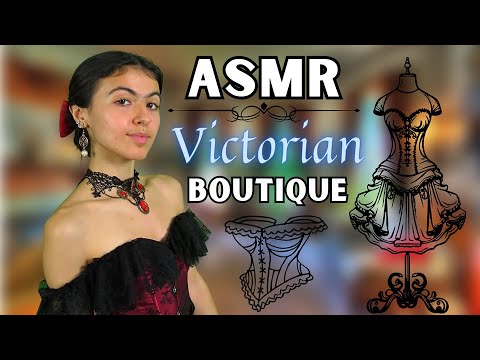 ASMR || shopping at the victorian boutique