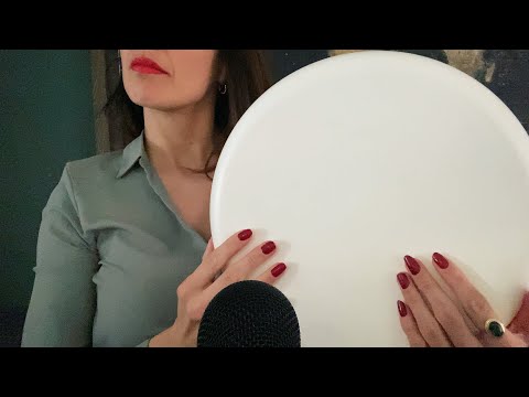 ASMR with just a white stool - Fast Tapping, Scratching & Rubbing - No Talking