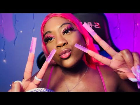 ASMR| 🌸Pink Triggers🌸W/Extendo Nails💅