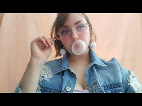 ASMR Gum Chewing and Whispering