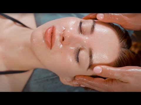 ASMR RELAXING FACE AND NECK MASSAGE TO BALANCE ENERGY | REJUVENATION AND LIFTING EFFECT FOR KARINA