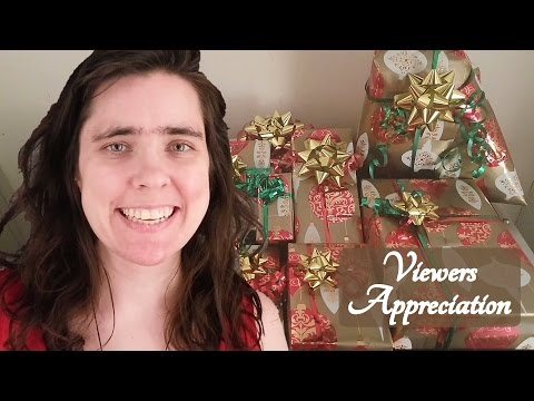 🎄🎀🎁🎄ASMR December Viewers Appreciation - Christmas Presents!!! :-)🎄🎁🎀🎄