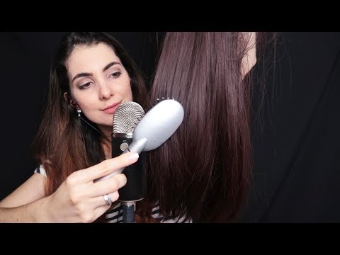 ASMR (Blue yeti): Escovando seu cabelo e microfone brushing