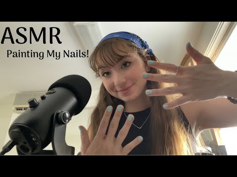 (ASMR) Painting My Nails