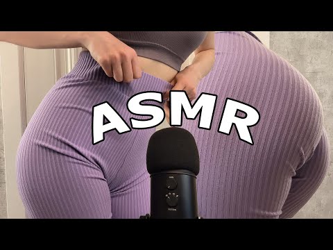 ASMR Fabric Scratching Sounds | Body Leggings Triggers & Tingles | Try on Haul