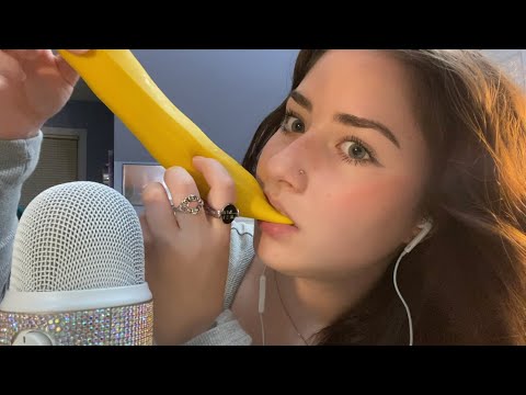 Asmr | tingly chewing and nomming 👂 with mouth sounds 👄🫦💦💦