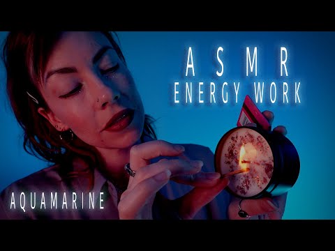 Prepping Your Energy for Meditation, Dreamwork, or Self Reflection | Reiki ASMR | Aquamarine