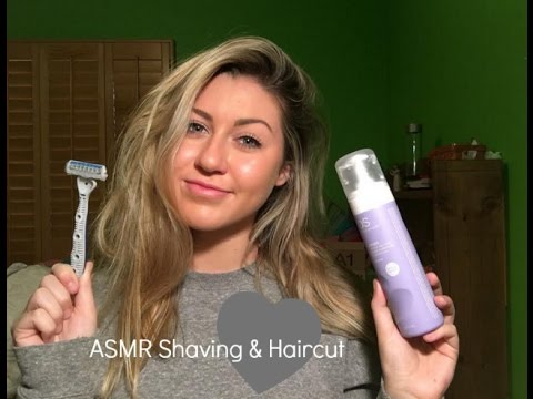 ASMR Shaving, Shampoo, and Hair Cut Roleplay