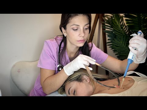 ASMR Real Person Allergy Test & ENT Medical Exam (Ears, Nose, Throat) Soft Spoken Role-play ​⁠