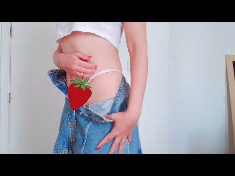 ASMR Jeans Skirt Scratching | Fabric Sounds and Skin Scratching