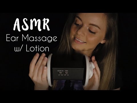 ASMR | Relaxing Ear Massage With Lotion (Whispered)