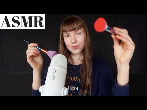 [ASMR] Brushing Your Face (& Microphone)
