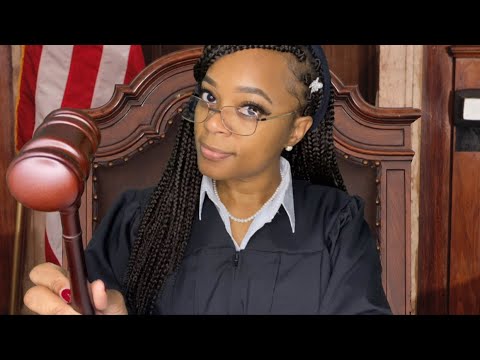 👩🏽‍⚖️ ASMR 👩🏽‍⚖️ Courtroom Judge Roleplay | Soft Spoken ⚖️ | Subscriber's Request