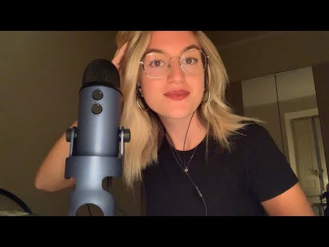 MY FIRST ENGLISH ASMR VIDEO 🇬🇧 tapping, brushing, candle, whispering || Luvilè ASMR