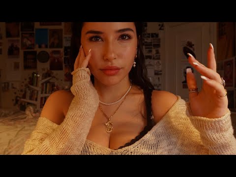 ASMR: giving myself tingles✨(personal attention on myself)