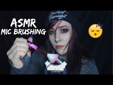 ASMR Mic Brushing with & without Windscreen