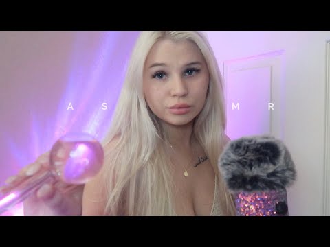 ASMR | this will make you sleepy🤍 new triggers, tingly whispers & visuals