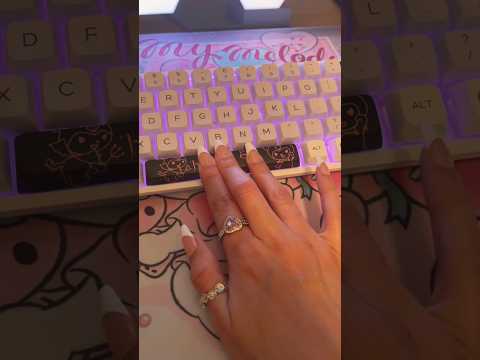 Keyboard ASMR Sounds ✨⌨️(Keycaps, Typing, Clicking)