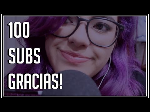 ASMR CHILE - 100 Subs, Saludos, Triggers: latex gloves, tapping, brushing the mic, spanish whispers