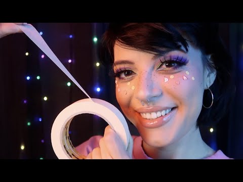 ASMR | ~Full 'Taping You Up'~ (Sticky Fingers and Breathy Ear to Ear)