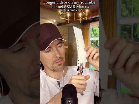 ASMR Sounds from a hole punch tool #short