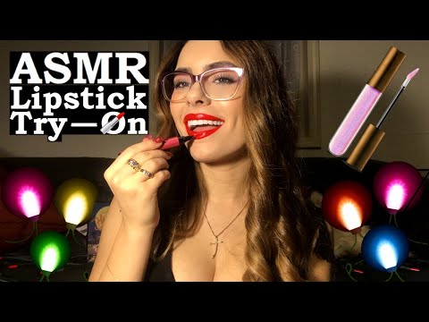 ASMR Lipstick Collection *Mouth Sounds & Application* ~French & English~