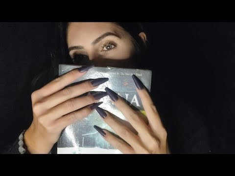 ASMR TAPPINGS NO LIVRO SUPER RELAXANTE #tapping #asmr #mouthsounds #relax