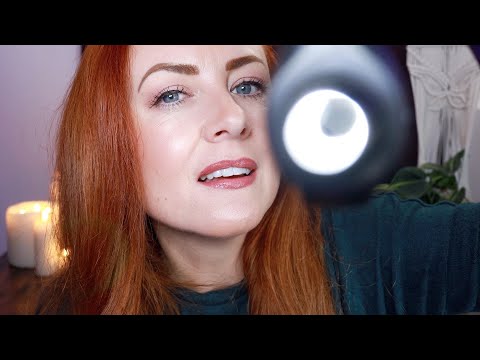 Quiet ASMR Ear Cleaning Appointment 💤 Whispered w/ Hair Sounds, Drips, Gloves and Ear Massage