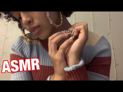 ASMR| Nail Tapping 💅🏽 and Touching Your Face