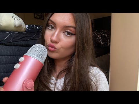 mouth sounds, rambling, stuttering/repeating words, purring, humming, hand movements + more ASMR