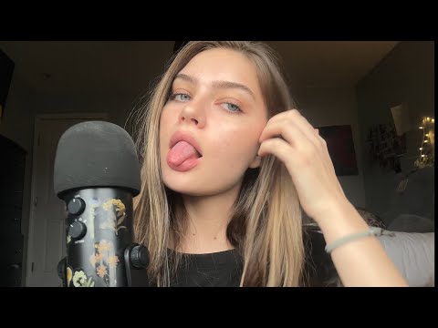 ASMR | Mouth Sounds, Face Touching, Up-Close, Tracing, Hand Movements, Visuals, Whisper Rambles