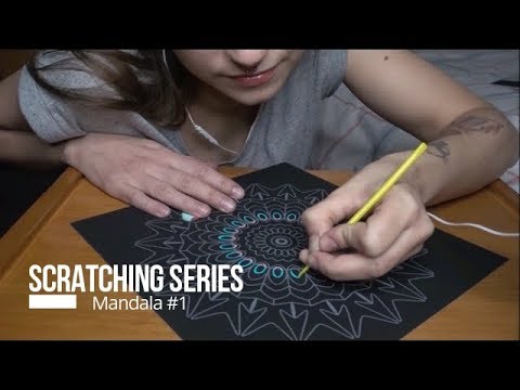ASMR Scratching series #1 Mandala + Susurros/ En español
