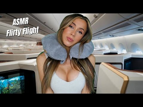 ASMR Flirty Stranger on a Plane 😘✈️ soft spoken