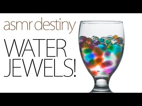 ASMR Water Jewels! (3D, binaural, ear to ear, sounds)