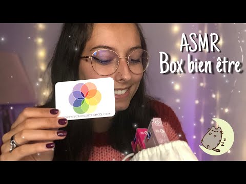 ASMRFR | UNBOXING D'UNE BOX BIEN ÊTRE (PsycholistikBox) ✨