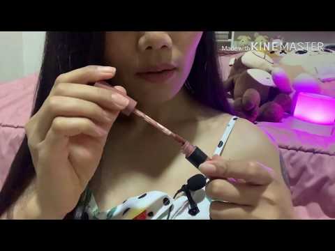 ASMR Lipstick, the sound of the mouth