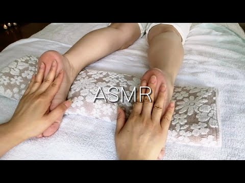 ASMR Foot Care / Foot Massage / Dry Brushing